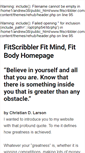 Mobile Screenshot of fitscribbler.com